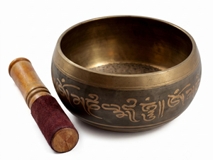 Cuenco Tibetano de Meditación Chapado en Oro, Elegante, Vintage, Clásico, Único, Moderno y Personalizado - Product Image 2