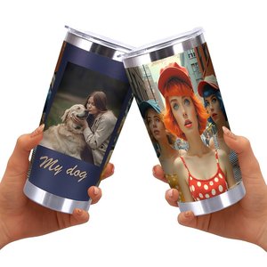 Stainless Steel Tumbler 20oz Double Wall <b>Insulated</b> Travel Mug Outdoor Commuter <b>Cup</b> - Product Image 2
