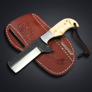 Cuchillo de Acero al Carbono Tipo Bull Cutter, Hoja Forjada a Mano de Primera Calidad, Construcción Resistente, Mango Ergonómico, Cuchillo Utilitario para Exteriores, OEM - Product Image 1