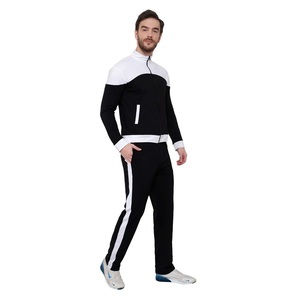 Ensemble de survêtement athlétique pour homme personnalisé, coupe ajustée de qualité supérieure, tenue de jogging, vêtements de sport OEM à marque privée - Product Image 1