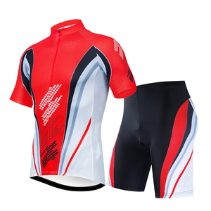 Ensembles de cyclisme pour hommes, design personnalisé, écologiques, extensibles dans quatre directions, vêtements de sport pour vélo de route d'été, option grande taille pour le cyclisme - Product Image 1
