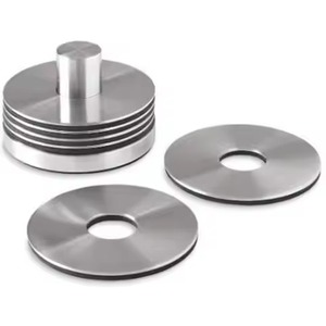 Modern Metal Coasters Set Rustic Drink <b>Protectors</b> for Dining <b>Table</b> Restaurant Hotel Bar Wedding Party - Product Image 6