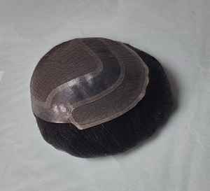 Toupee para Hombre Taz Hair, Peluca de Cabello Humano 100%, Densidad 60%-150%, Cabello Remy Indio, Resistente al Agua, Suave, Ondulado Profundo - Product Image 6