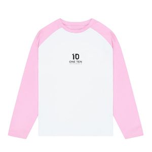 เสื้อยืดแขนยาวผู้ชาย คอตตอนสองสี คอกลม สไตล์ลำลอง สตรีทแวร์ รับผลิตตามแบบส่วนตัว OEM ODM - Product Image 1