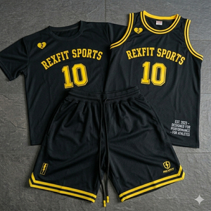 Ensemble d'uniformes de basketball personnalisés pour hommes et jeunes, maillot imprimé personnalisé avec nom, numéro et logo d'équipe - Product Image 2