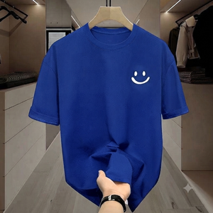 Nouvelle Collection Printemps-Été 2026 – T-shirt en Maille Jacquard Décontracté à Manches Courtes pour Homme, Personnalisable avec Logo, Polyvalent - Product Image 2