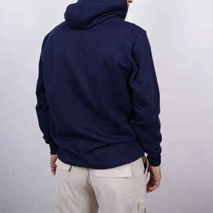 Sweat à capuche court pour homme 2026, coupe ample, 100 % coton 700 g/m², couleur unie, sans cordon, grand capuche, coupe oversize - Product Image 2