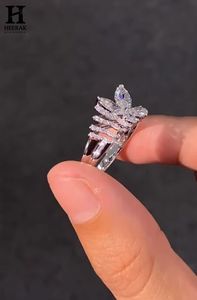 Luxury Pear Cut Lab Grown <b>Diamond</b> Wrap Statement Engagement <b>Ring</b> for Women Fine Jewellery - Product Image 4