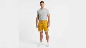 Shorts de plage pour hommes en coton avec doublure, séchage rapide, pour activités de plein air et fitness - Product Image 2