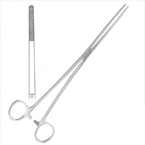 คีมหนีบหลอดเลือดแบบตรงและแบบโค้งชนิดมือจับ  ทำจากเหล็กกล้าไร้สนิม - Product Image 2