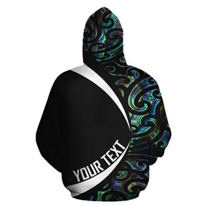 Hoodie Hawaïen Personnalisé OEM à Motif Maori, Impression Intégrale, Vêtement de Sport, Conception Personnalisée, Sublimation, Hoodie Polynésien, Coupe et Couture - Product Image 2