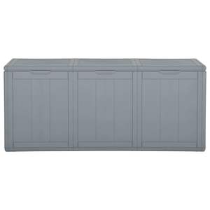 Caja de Almacenamiento Grande, Moderna y Ligera de Polipropileno Gris - Product Image 3