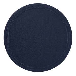 Sets de table ronds en tissu tissé Paloma S/4, sets de table durables pour la table à manger à la maison - Product Image 1