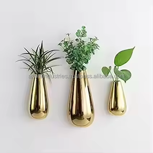 <b>Beautiful</b> Flower <b>Vase</b> for Floral Arrangements Decorative Metal with Intricate Handcrafted Detailing by Azora industries - Product Image 3