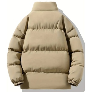 Manteaux d'hiver chauds rembourrés à bulles pour hommes, imprimés sur mesure par OEM, veste polaire pour hommes - Product Image 2