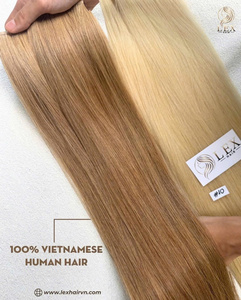 ผมแท้เวียดนามคุณภาพสูง LEXHAIR แบบเวอร์จิ้น  ชนิด Genius Weft  จัดเรียงเกล็ดผมอย่างสมบูรณ์แบบ  แบบเย็บสองชั้นด้วยเครื่องจักร  ดูเป็นธรรมชาติ - Product Image 3