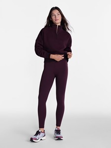 High Waist Full Length Leggings Solid Color With Invisible Pockets Stretch Knitted Spandex Nylon Fabric For <b>Women</b> - Product Image 2