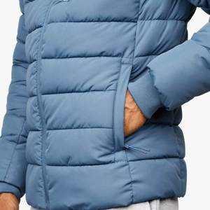 Blousons matelassés pour hommes à faible MOQ, style streetwear, personnalisables, avec fermeture éclair et capuche, manteaux chauds en duvet pour hommes - Product Image 5