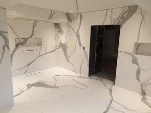 Azulejos modernos irrompibles Nueva cerámica líquida Color marfil Brillante 12mm Carrelage Espejo pulido Paredes Pisos Mejor precio Indio - Product Image 2