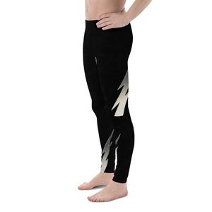 Leggings de sport pour hommes en maille transparente, effet collant, taille haute, ajustés aux hanches, sans couture - Product Image 2