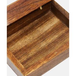 Boîte décorative en bois personnalisable, finition naturelle, écologique, boîte cadeau très vendue, boîte de présentation et de rangement de bijoux personnalisée, décoration - Product Image 6