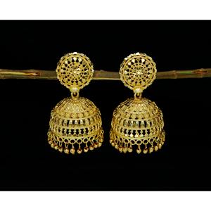 Tradition indienne tendance Unique goutte Jumkhi boucles d'oreilles mode Jhumka boucle d'oreille plaqué or boucle d'oreille indien Jhumka bijoux accessoire - Product Image 4