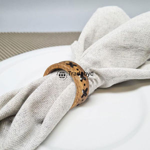 Handmade <b>Wooden</b> <b>Napkin</b> <b>Ring</b> Premium Dining Table Decorative Wedding Accessories by Tradebyd - Product Image 3