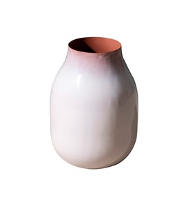 Jarrón de flores metálico texturizado de diseño elegante, jarrón de flores metálico decorativo de lujo para decoración del hogar, opciones de personalización. - Product Image 1