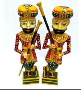 Diseño Art Deco de la Guardia Real de Rajastán para Diwali y Ocasiones de Jubilación - Product Image 2