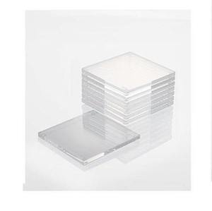 Custom Logo Acrylic Coasters Flower Design Round Shape Cut Technique Die Cutting Printing European Style Free Packing - Product Image 1