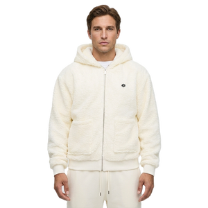 Sherpa Fleece Zip Up Hoodies Oversized Winter Warm Teddy Fabric Hoodie Set Custom Logo Premium Quality Streetwear Bulk Supplier - Product Image 1