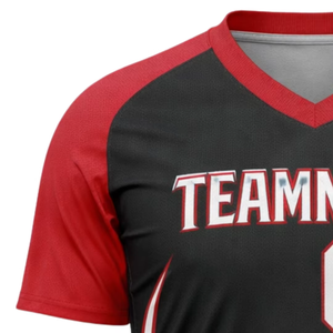 Uniforme de Béisbol Negro de la Mejor Calidad, 100% Poliéster, Camiseta Deportiva Transpirable, Pedidos al por Mayor, Fabricante, Top Deportivo Mundial - Product Image 5