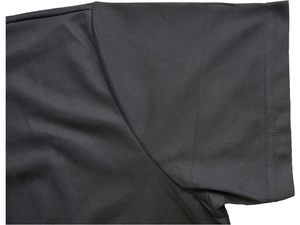 Customizable Men's Black for Shirt Short Sleeve Solid Cotton Knitted Fabric Front Logo Casual Breathable Regular Fit China ODM - Product Image 6
