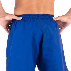 Shorts de combat MMA bleus pour hommes, tendance du moment, séchage rapide, polyester, coupe classique avec poches, vêtements d'arts martiaux mixtes, taille adulte - Product Image 5