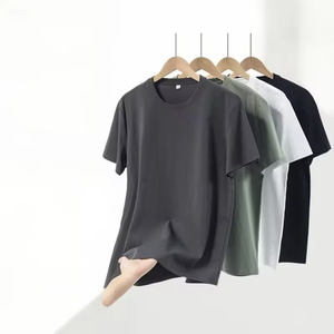 T-shirt en coton épais de qualité supérieure, coupe classique minimaliste, avec inscription sur le devant, unisexe, pour toutes les saisons - Product Image 3