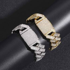 Cadena cubana de eslabones gruesos fabricada en India, collar para hombres y mujeres, joyería de moda hip hop disponible a un precio competitivo. - Product Image 3