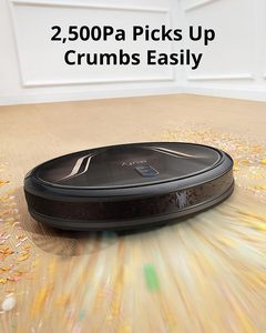 eufy Cleaner, G40Hybrid+, Aspirateur robot, Auto-vidant, Aspirateur et serpillière robot, Puissance d'aspiration de 2 500 Pa, Connecté en Wi-Fi - Product Image 3