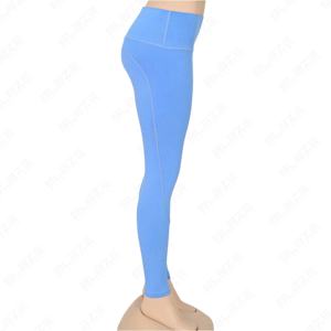 Blaze Fight Wear sólido elástico cintura Yoga Leggings transpirable que absorbe el sudor cuatro vías estiramiento antibacteriano de talla grande al por mayor - Product Image 5