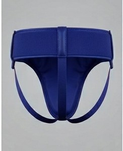 Ceinture de protection inguinal en néoprène bleu KLTW pour homme, respirante, avec logo en relief, flexible et polyvalente - Product Image 6
