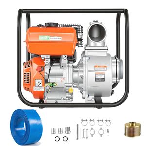 Pompa d'Acqua Portatile a Benzina da 7HP con Tubo di Scarico da 25 Piedi, Pompa di Trasferimento Acqua Semi-Sporca 2-in-1 da 158 GPM, Cavo da 6m - Product Image 1
