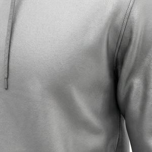 Sweat-shirt à capuche unisexe surdimensionné en molleton de coton, coupe ample, brodé et imprimé personnalisé, style streetwear, couleur personnalisable, collection automne - Product Image 5