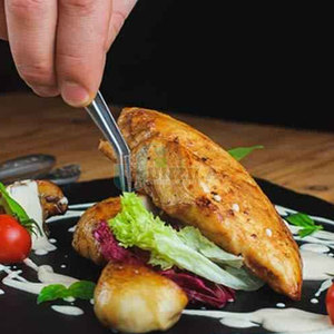 Pince de chef de qualité supérieure pour la préparation alimentaire, la présentation en cuisine, la précision du service et la manipulation culinaire détaillée - Product Image 5