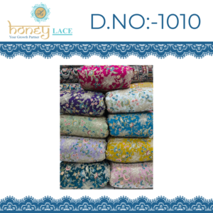 Tela de punto por urdimbre Georgette Fendi Premium para prendas de niños y niñas, accesorios de boda, peso medio, bordada e impresa - Product Image 2