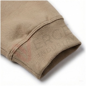 Conjunto Deportivo Color Caqui para Hombre, Manga Larga, Capucha con Cierre, Color Sólido, Transpirable, Corte Regular, Ropa Casual de Otoño - Product Image 6