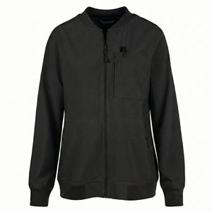 Chaqueta Médica de Tela Elástica Suave para Mujer, con Cierre, Uniforme de Enfermería, Chaqueta de Trabajo para Doctoras de Hospital, Estilo Bomber - Product Image 5