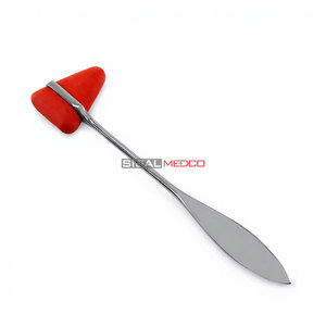 Martillo de Reflejos Taylor Rojo de 7.5 Pulgadas, Instrumento de Examen Neurológico Médico Quirúrgico de Grado Alemán - Product Image 2