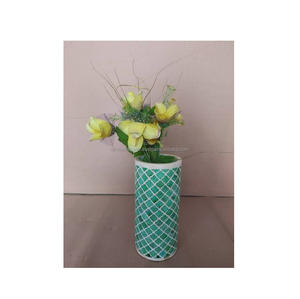 Vase à fleurs en nacre Style Antique, 1 pièce de luxe, décoration de maison avec des pointes de fleurs pour taille personnalisée - Product Image 4