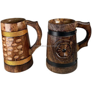 Personnaliser la tasse en bois Tasses en bois uniques décoratives par Tayyab Handicraft - Product Image 5