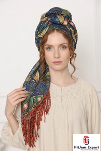 Foulards personnalisés imprimés, légers et carrés pour femmes, accessoires de mode, commande en gros pour les besoins de marquage - Product Image 4