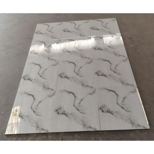 Azulejo de Porcelana Brillante HD-262 de 60x60cm, Aspecto de Mármol Blanco, para Piso y Pared Interior, Diseño Moderno, Antideslizante - Product Image 4